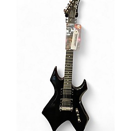 Used B.C. Rich Bronze Series Warlock Black Solid Body Electric Guitar