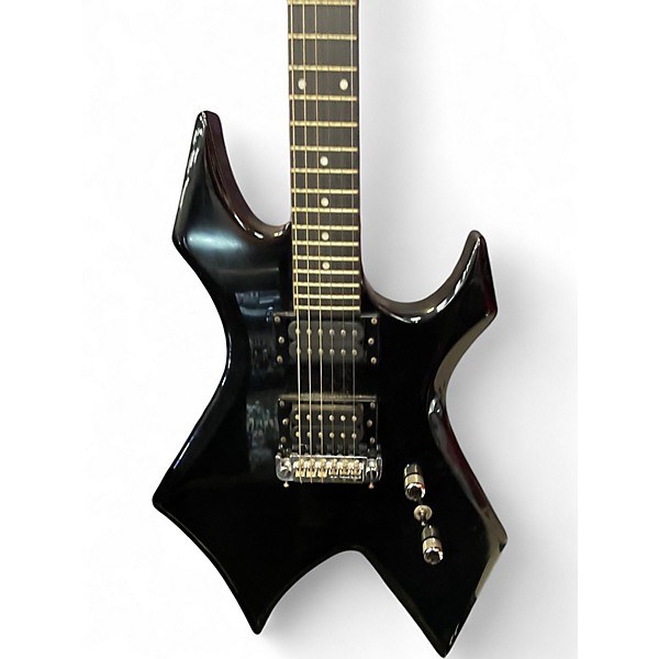 Used B.C. Rich Bronze Series Warlock Black Solid Body Electric Guitar