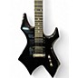 Used B.C. Rich Bronze Series Warlock Black Solid Body Electric Guitar