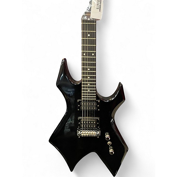 Used B.C. Rich Bronze Series Warlock Black Solid Body Electric Guitar