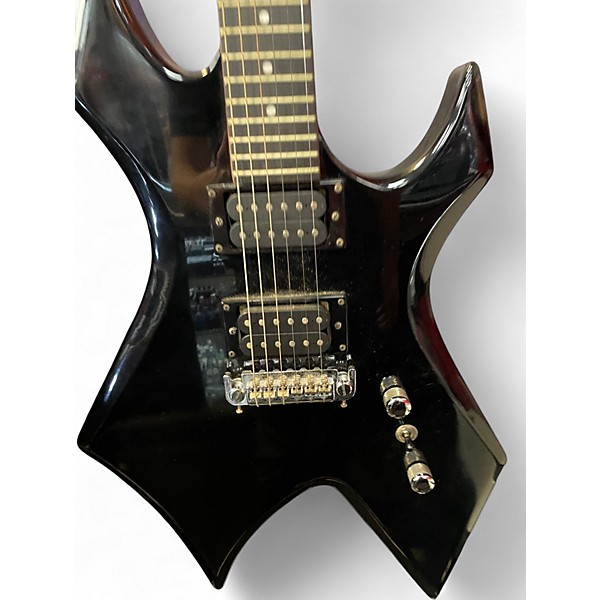 Used B.C. Rich Bronze Series Warlock Black Solid Body Electric Guitar