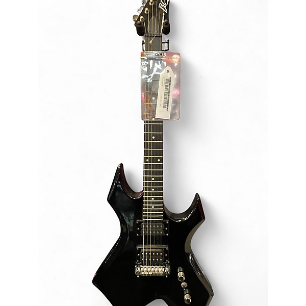 Used B.C. Rich Bronze Series Warlock Black Solid Body Electric Guitar
