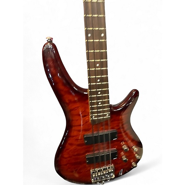 Used Ibanez SDGR amber burst Electric Bass Guitar