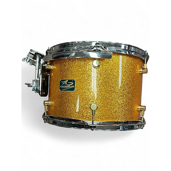 Used Canopus 3 Piece RFM Gold Sparkle Drum Kit
