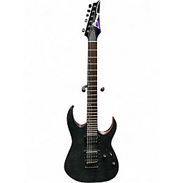 Used Ibanez RG6003FM Trans Black Solid Body Electric Guitar