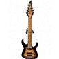 Used Jackson Misha Mansoor Juggernaut HT7P Black Burst Burl Solid Body Electric Guitar thumbnail