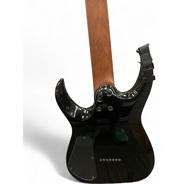 Used Jackson Misha Mansoor Juggernaut HT7P Black Burst Burl Solid Body Electric Guitar