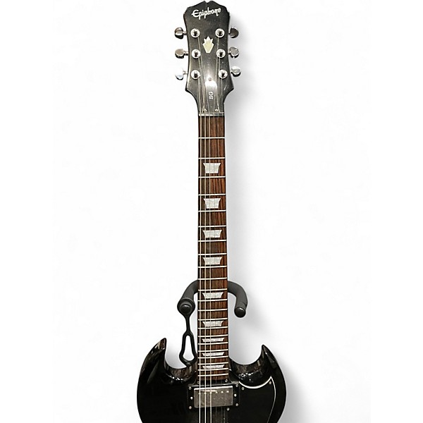 Used Epiphone G400 Black Solid Body Electric Guitar