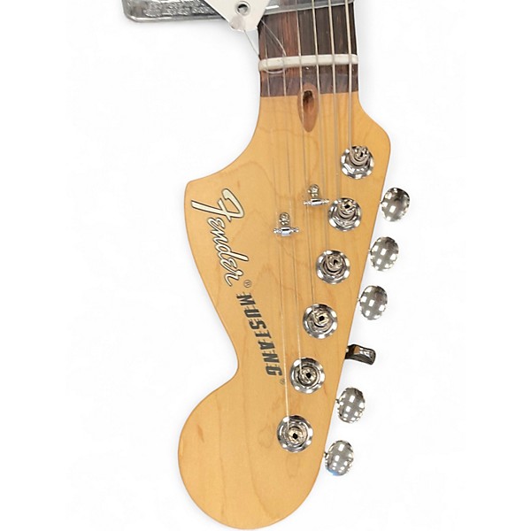 Used Fender American Performer Mustang Sonic Blue Solid Body Electric Guitar