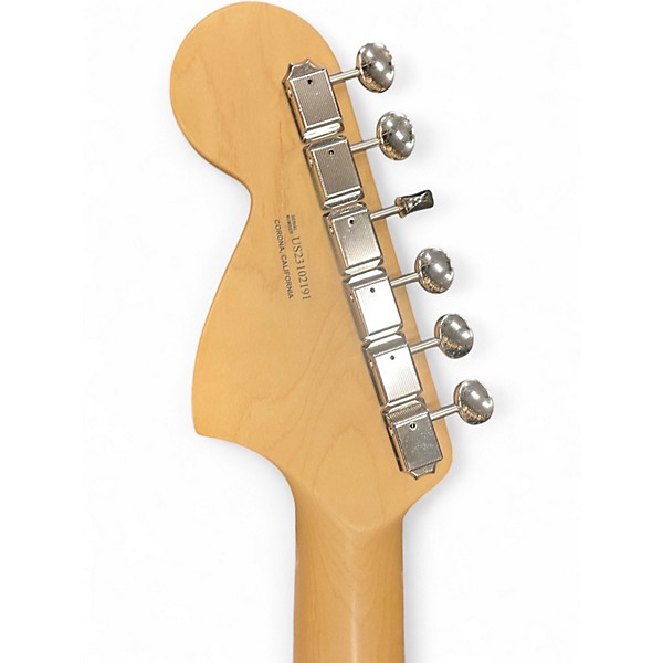 Used Fender American Performer Mustang Sonic Blue Solid Body Electric Guitar