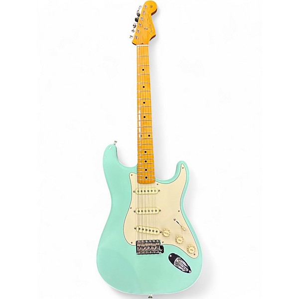 Used 2018 Fender Classic Series 1950S Stratocaster Surf Green Solid Body Electric Guitar