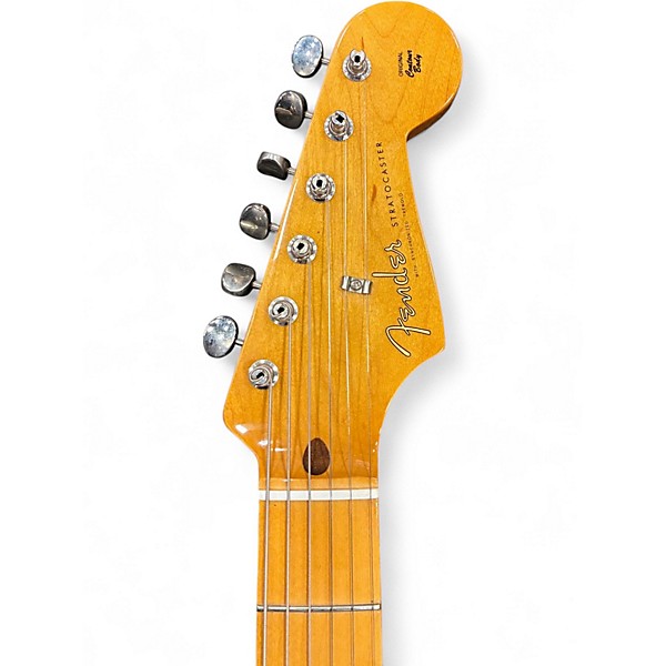 Used 2018 Fender Classic Series 1950S Stratocaster Surf Green Solid Body Electric Guitar