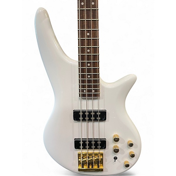 Used Jackson JS3 Spectra Snow White Electric Bass Guitar