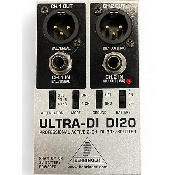Used Behringer ULTRA DI DI-20 Signal Processor