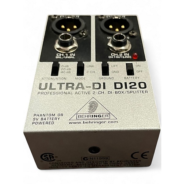 Used Behringer ULTRA DI DI-20 Signal Processor