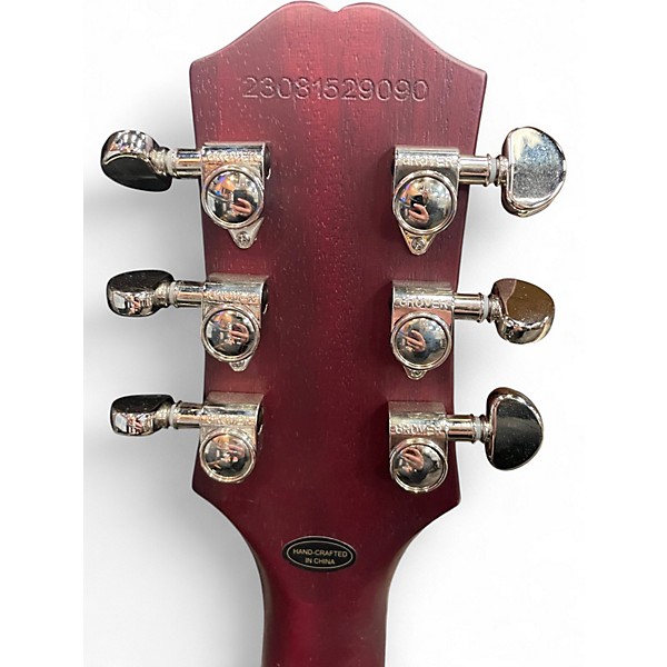 Used Epiphone Les Paul Traditional Pro IV WORN WINE RED Solid Body Electric Guitar