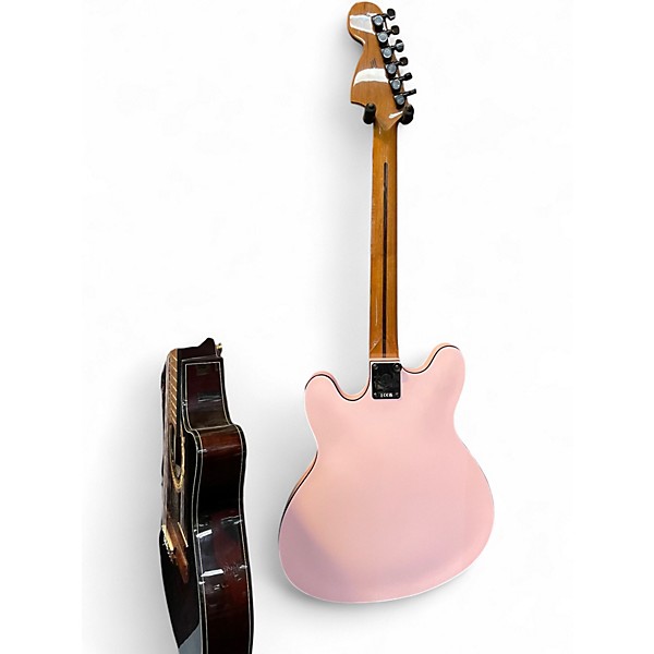 Used Fender Tom Delonge Signature Stratocaster shell pink Solid Body Electric Guitar