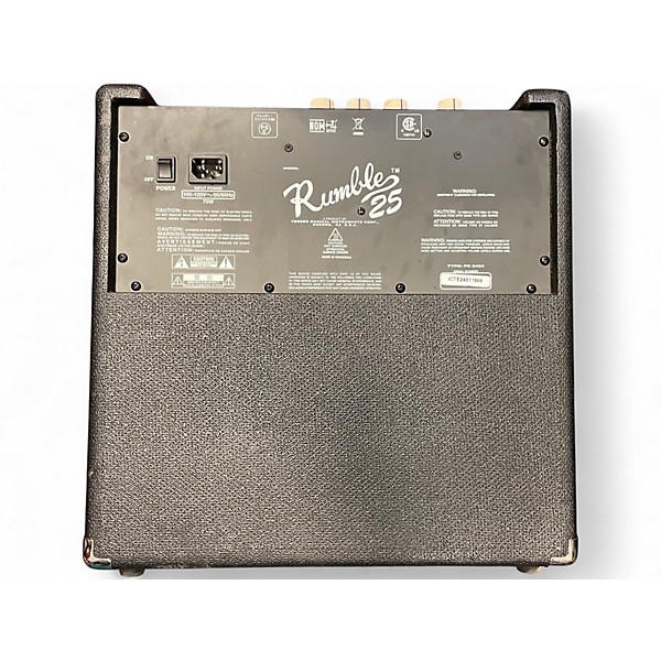 Used Fender Rumble 25 Bass Combo Amp