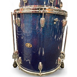 Used Slingerland 3 Piece Modern Jazz Outfit Blue Sparkle Drum Kit