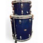 Used Slingerland 3 Piece Modern Jazz Outfit Blue Sparkle Drum Kit