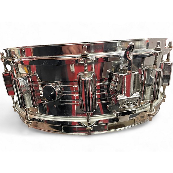 Used 2000s Pearl 14in Jupiter Snare Drum Chrome Drum
