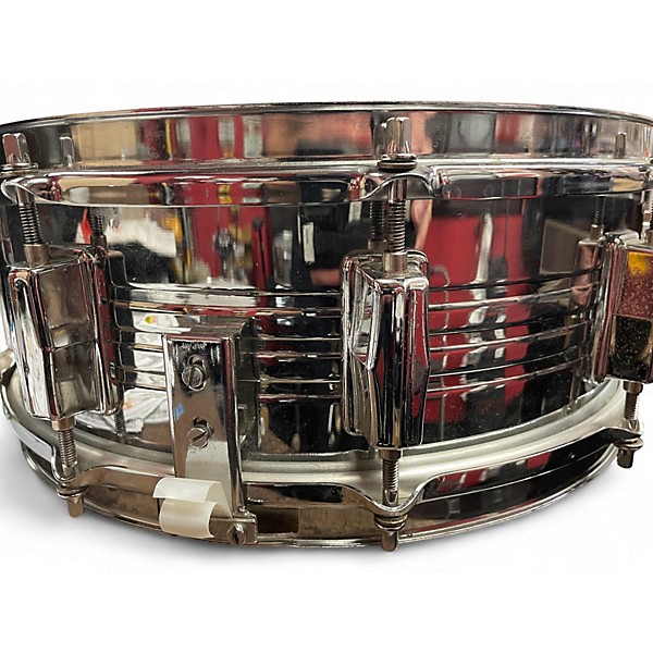 Used 2000s Pearl 14in Jupiter Snare Drum Chrome Drum