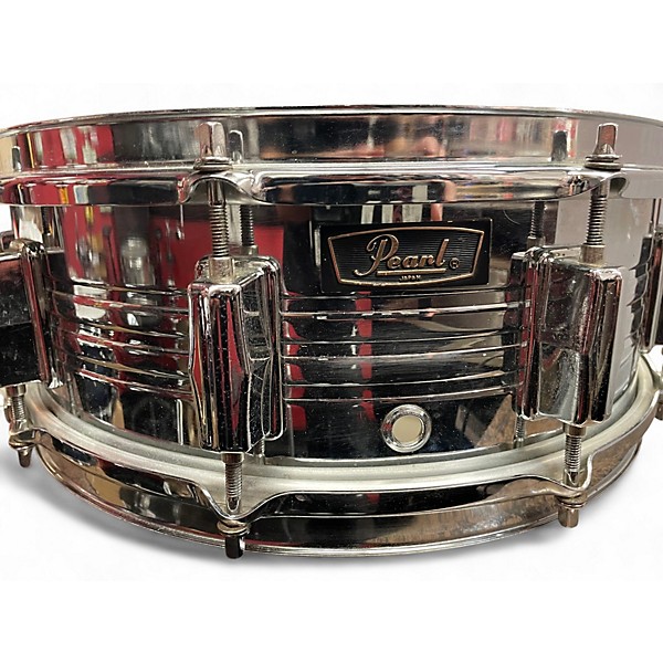 Used 2000s Pearl 14in Jupiter Snare Drum Chrome Drum