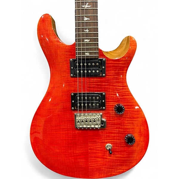 Used PRS SE CE24 BLOOD ORANGE Solid Body Electric Guitar