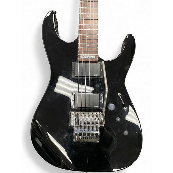 Used ESP LTD KH202 Kirk Hammett Signature Black Solid Body Electric Guitar