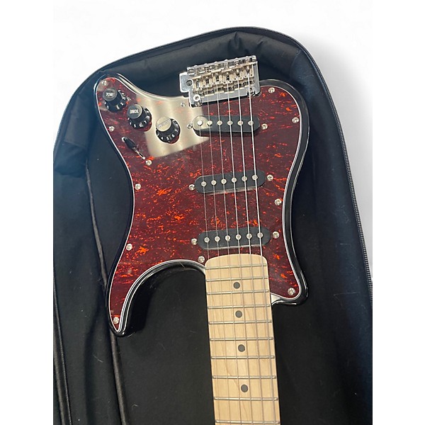 Used Traveler Guitar Travelcaster Deluxe Black Solid Body Electric Guitar