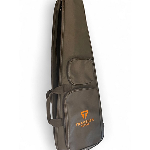 Used Traveler Guitar Travelcaster Deluxe Black Solid Body Electric Guitar