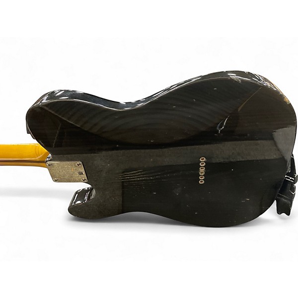 Used Fender Modern Player Telecaster Trans Black Solid Body Electric Guitar