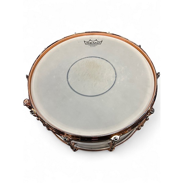 Used Ludwig 14X6.5 Polar Phonic Polar White Drum