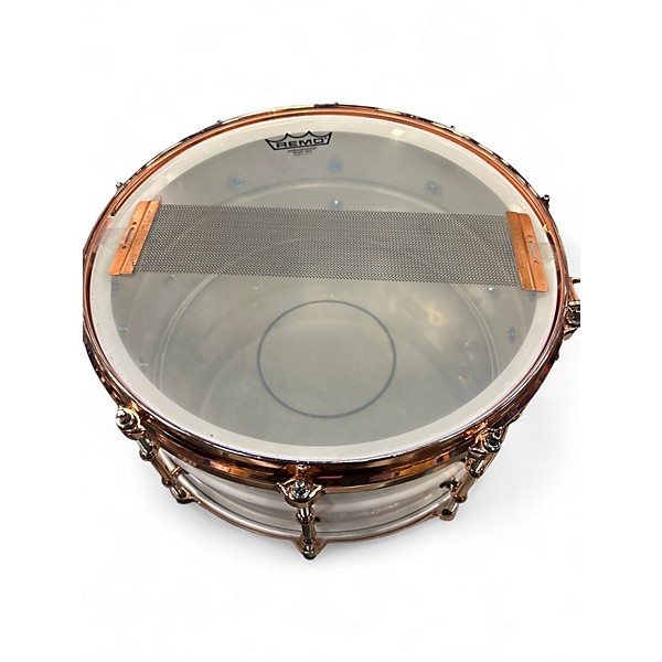 Used Ludwig 14X6.5 Polar Phonic Polar White Drum