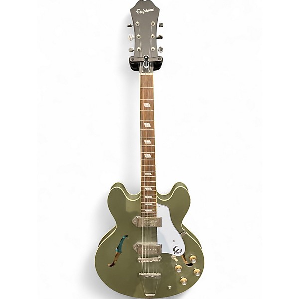 Used Epiphone Casino olive Hollow Body Electric Guitar