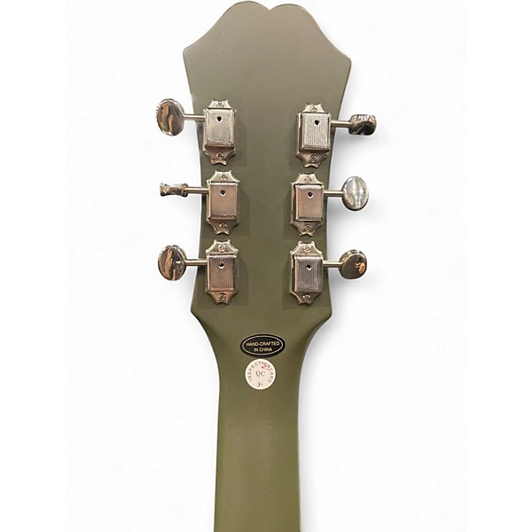 Used Epiphone Casino olive Hollow Body Electric Guitar