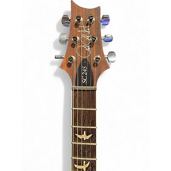 Used 2015 PRS SC 245 10 Top Purple Mist Wrap Solid Body Electric Guitar