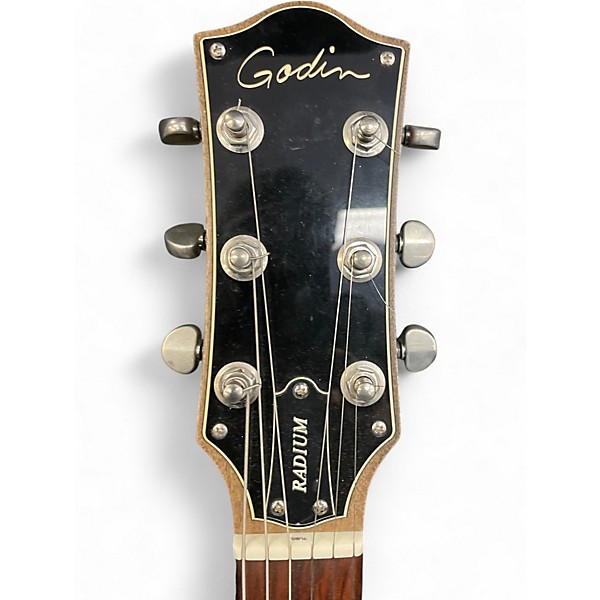 Used Godin Radium Brown Solid Body Electric Guitar