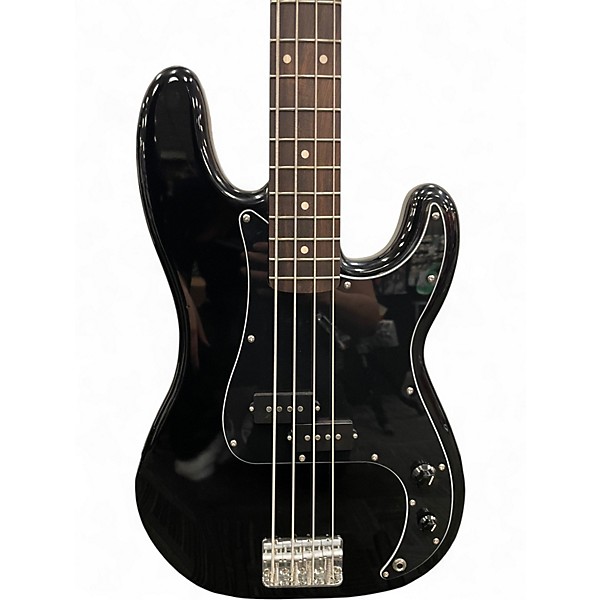 Used Fender Standard Precision Bass Black Electric Bass Guitar