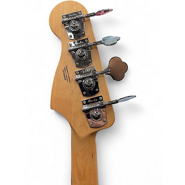 Used Fender Standard Precision Bass Black Electric Bass Guitar