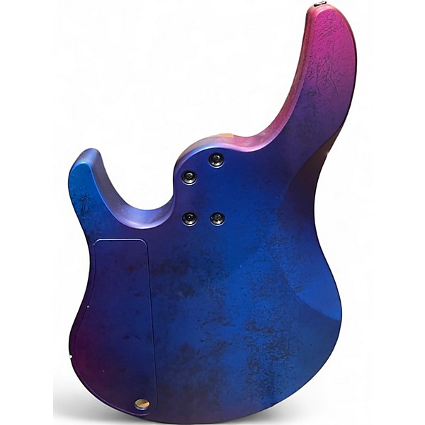Used Swan Customs Alpha andromeda Purple Electric Bass Guitar