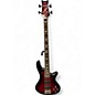 Used Schecter Guitar Research Stiletto Extreme 4 String Cherry Electric Bass Guitar thumbnail