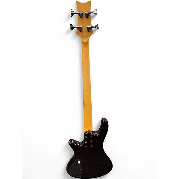 Used Schecter Guitar Research Stiletto Extreme 4 String Cherry Electric Bass Guitar