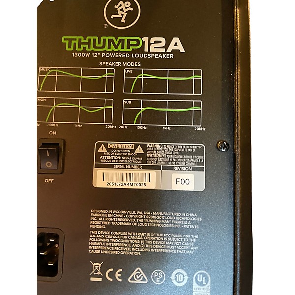 Used Mackie TH12A Powered Speaker