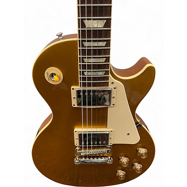 Used Gibson Les Paul Standard 1950S Neck Gold Top Solid Body Electric Guitar