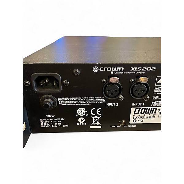 Used Crown XLS202 Power Amp