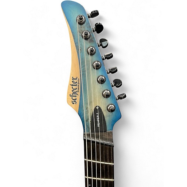 Used Schecter Guitar Research REAPER 7 SKY BURST Solid Body Electric Guitar