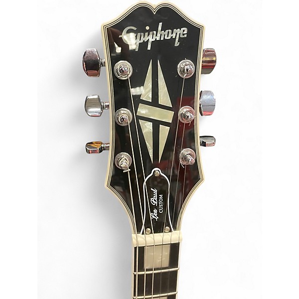 Used Epiphone Adam Jones Custom Les Paul  Art Collection Antique Silverburst Solid Body Electric Guitar