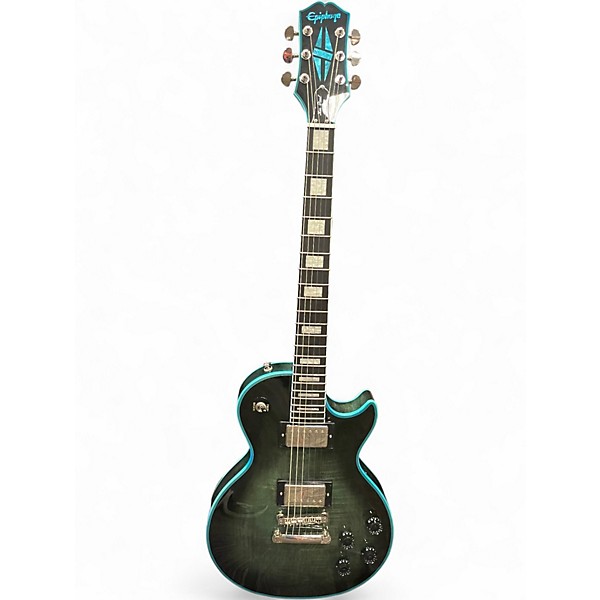 Used Epiphone Les Paul Custom Widow Indigo Burst Solid Body Electric Guitar