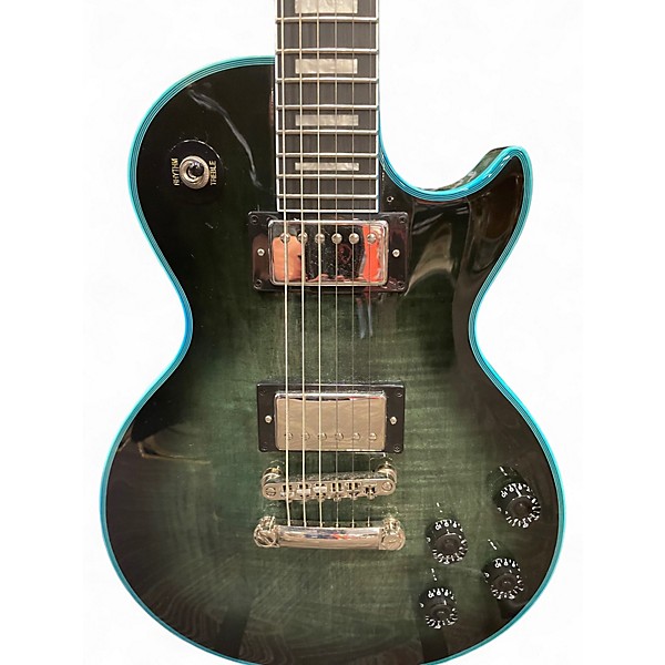 Used Epiphone Les Paul Custom Widow Indigo Burst Solid Body Electric Guitar